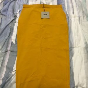 Asos Mustard Skirt